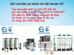 Việt An cung cấp dây chuyền lọc nước uy tín chất lượng, giá tốt