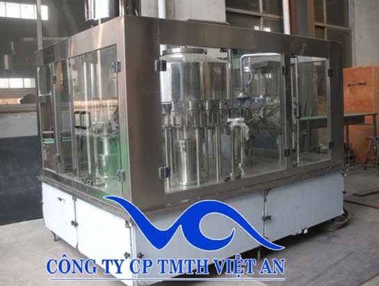 Máy chiết rót đóng chai 12 in 1 VA-CGF4000 công suất 4000 chai 500 ml/h