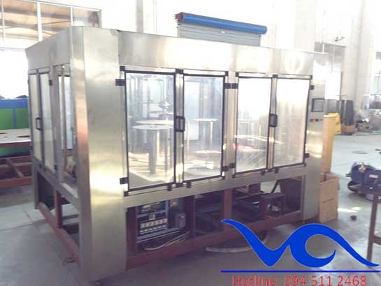 Máy chiết rót đóng chai 12 in 1 VA-CGF6000 công suất 6000 chai 500 ml/h